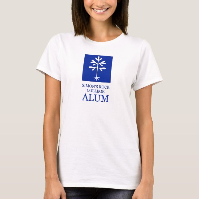 Fitted "SRC Alum" Tee in Blue (Front)