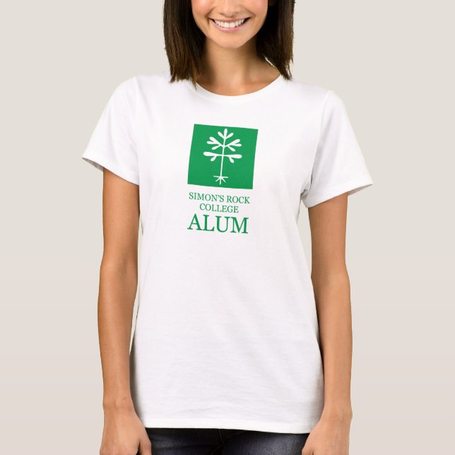 Fitted "SRC Alum" Tee in Green (Front)