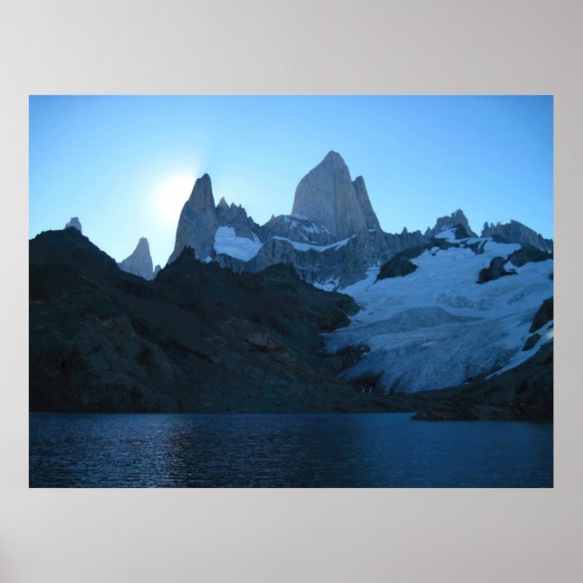 Fitz Roy and Laguna de los Tres Poster (Front)