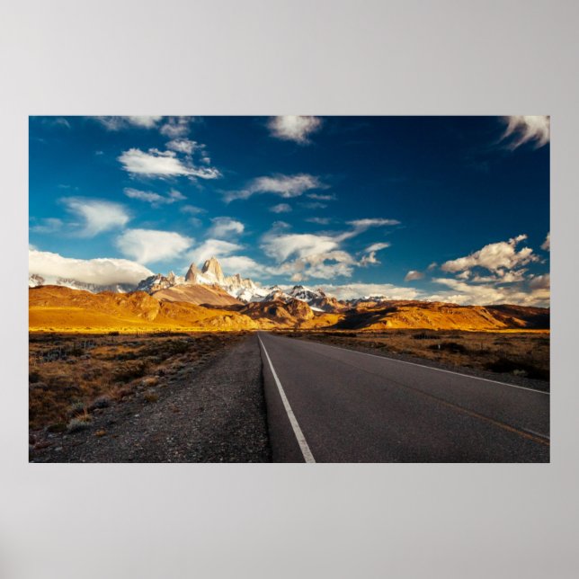 Fitz Roy In Morning Light Poster (Front)