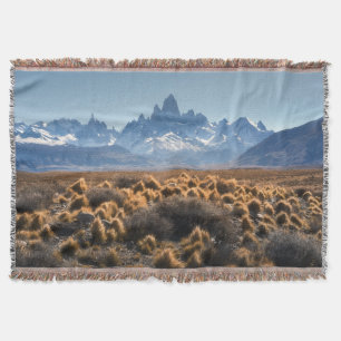 Fitz Roy, Patagonia, Argentina Throw Blanket