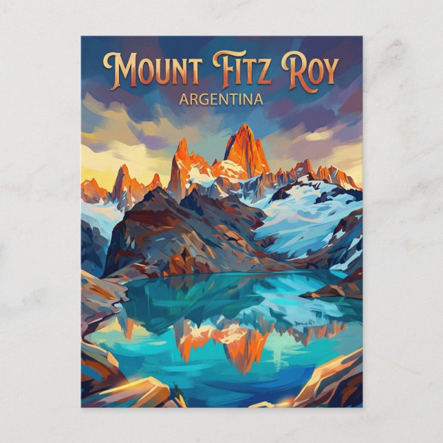 Fitz Roy Trek Argentina Postcard (Front)