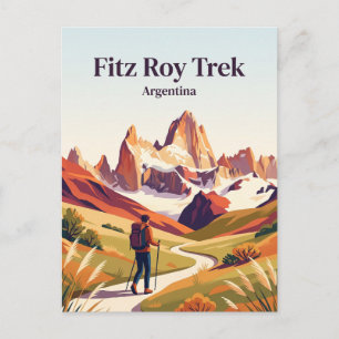 Fitz Roy Trek El Chaltén Argentina Postcard