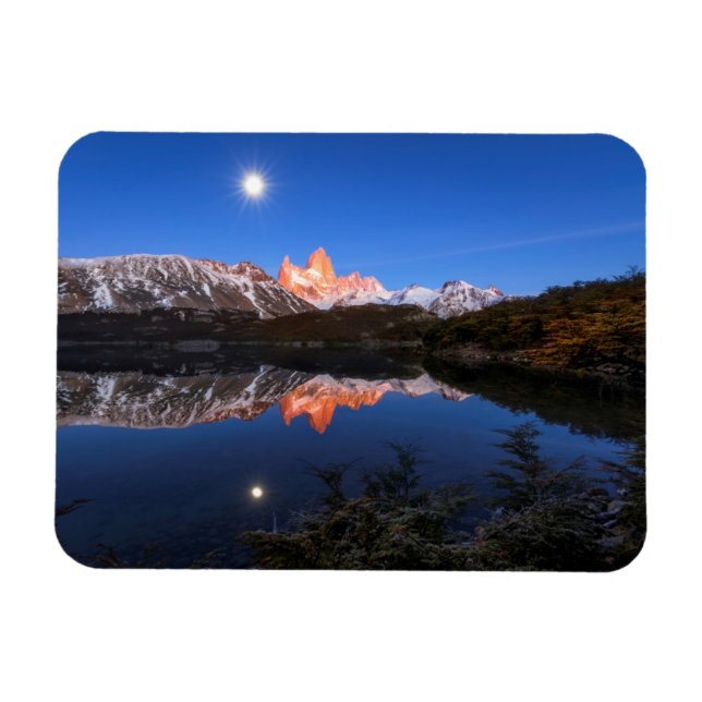 Fitz Roy'S Reflection Magnet (Horizontal)