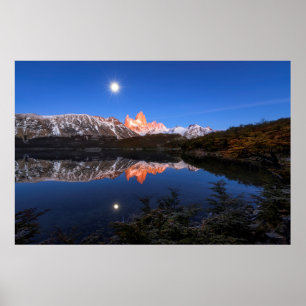 Fitz Roy'S Reflection Poster