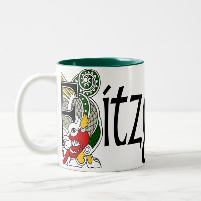 Fitzgerald Celtic Dragon Mug (Left)