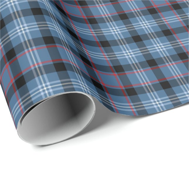 Fitzgerald Clan Tartan Irish Plaid Pattern Wrapping Paper (Roll Corner)