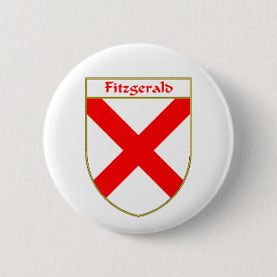 Fitzgerald Coat of Arms/Family Crest 6 Cm Round Badge
