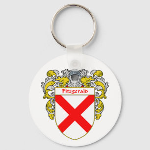 Fitzgerald Coat of Arms (Mantled) Key Ring