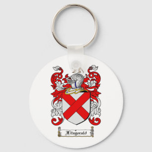 FITZGERALD FAMILY CREST -  FITZGERALD COAT OF ARMS KEY RING