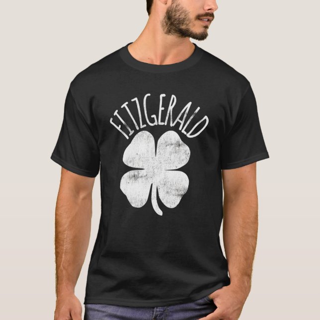 Fitzgerald Family Name Matching St Patrick S Day I T-Shirt (Front)