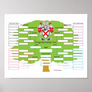 Fitzgerald Family Tree Poster
