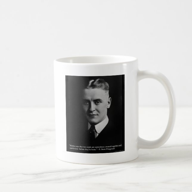 Fitzgerald "Two Souls" & Quote Tees & Gifts Coffee Mug (Right)