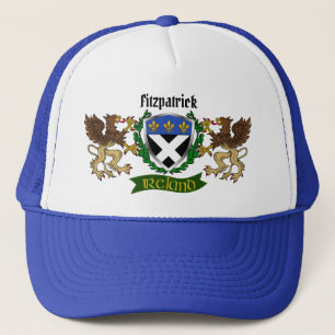Fitzpatrick Irish Shield Personalised  Trucker Hat