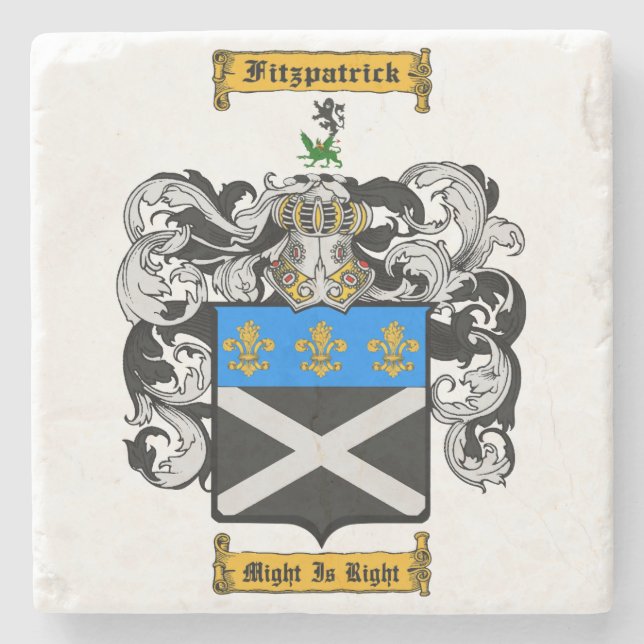 Fitzpatrick Stone Coaster (Front)