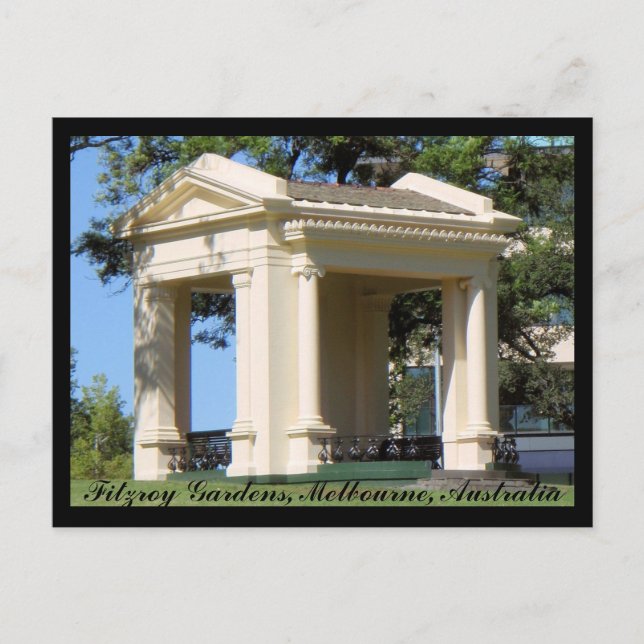 Fitzroy Gardens postcard (Front)