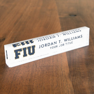 FIU NAMEPLATE