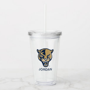 FIU Panther Head Acrylic Tumbler