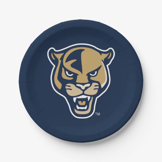 FIU Panther Head Paper Plate (Front)