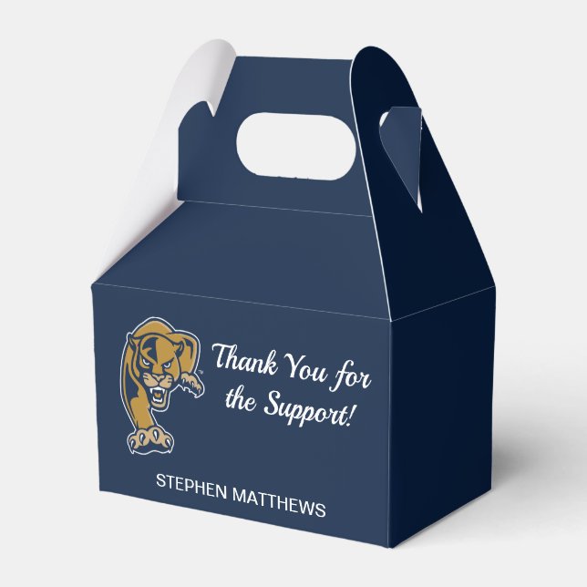 FIU Panthers Graduation Favour Box (Front Side)