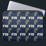 FIU Panthers Pattern Laptop Sleeve<br><div class="desc">Check out these Florida International University designs! Show off your FIU  pride with these new University products. These make the perfect gifts for the FIU student,  alumni,  family,  friend or fan in your life. All of these Zazzle products are customisable with your name,  class year,  or club. Go Panthers!</div>