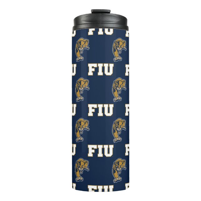 FIU Panthers Pattern Thermal Tumbler (Front)