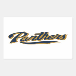 FIU Panthers Script Rectangular Sticker