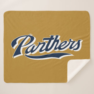 FIU Panthers Script Sherpa Blanket