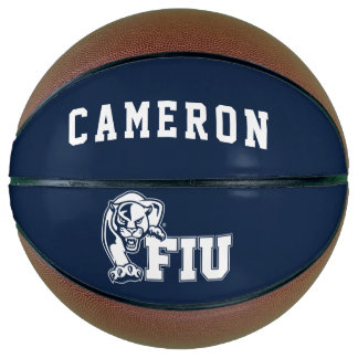 FIU Panthers - White Logo Basketball