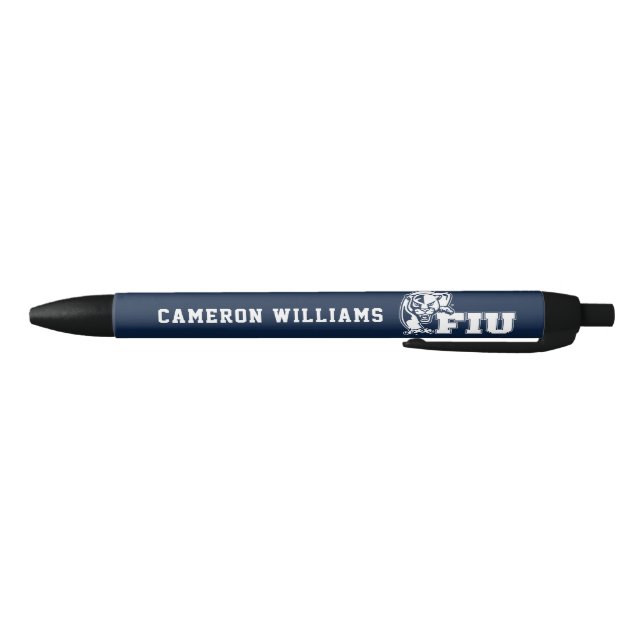 FIU Panthers - White Logo Black Ink Pen (Bottom)