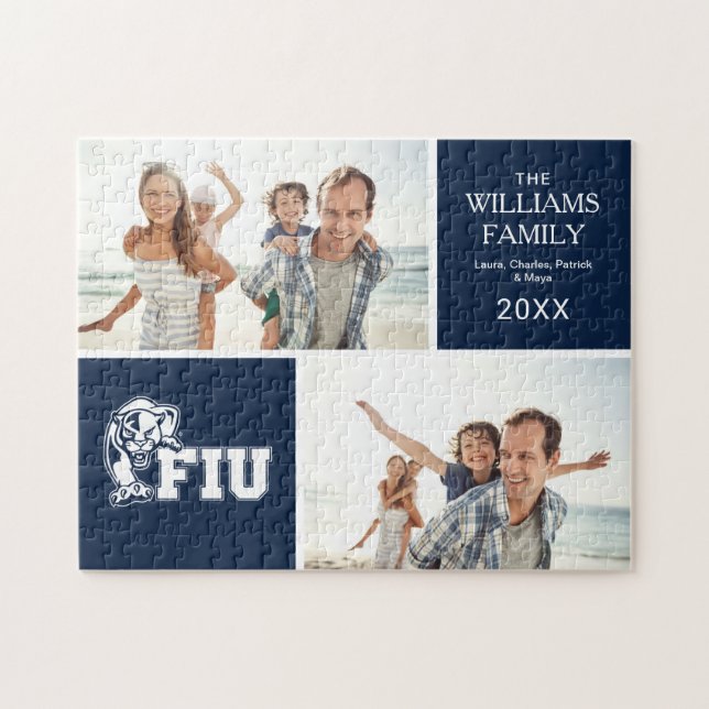 FIU Panthers - White Logo Jigsaw Puzzle (Horizontal)