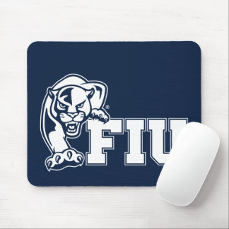 FIU Panthers - White Logo Mouse Pad