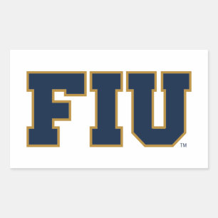FIU RECTANGULAR STICKER