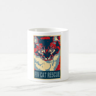 fiv cat rescue logo cup