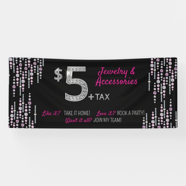 Five $5 Jewellery and accessories- Paparazzi Banner (Horizontal)