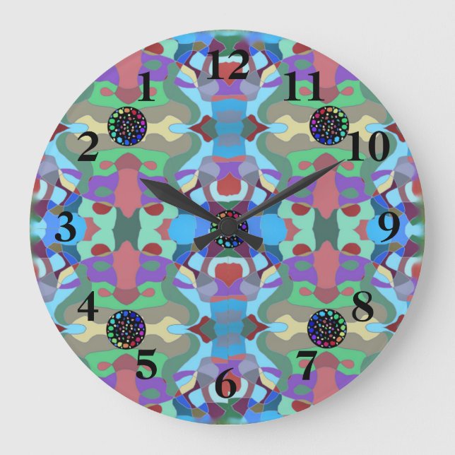Five Abstract - Turn Back the Time Backwards Clock (Front)