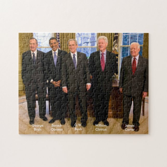 Five American Presidents Jigsaw Puzzle (Horizontal)