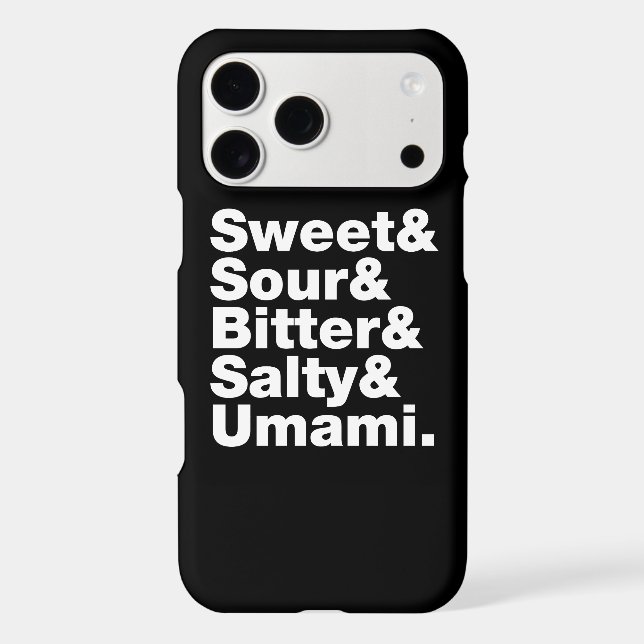 Five Basic Tastes (Back)