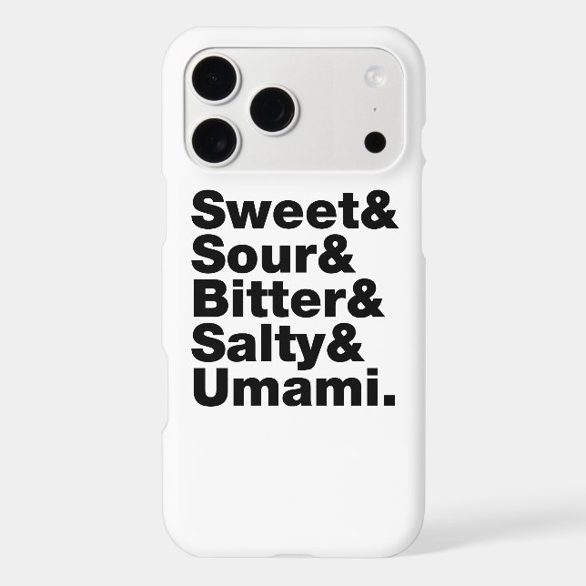 Five Basic Tastes (Back)