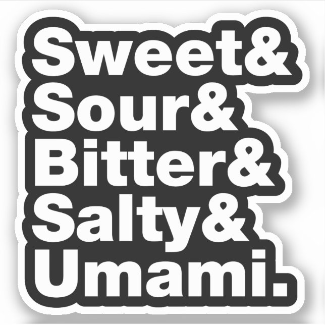 Five Basic Tastes (Front)