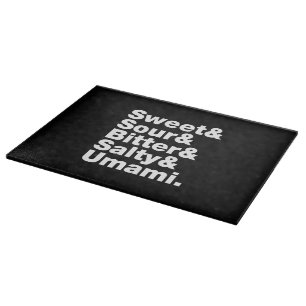 Five Basic Tastes Cutting Board