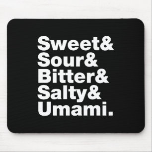 Five Basic Tastes Mouse Pad