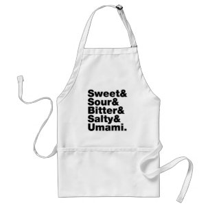 Five Basic Tastes Standard Apron