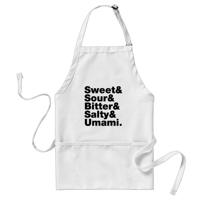 Five Basic Tastes Standard Apron (Front)