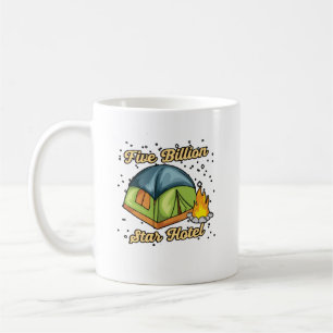 Five Billion Star Hotel Camping Camper Tent Gift Coffee Mug