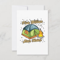 Five Billion Star Hotel Camping Camper Tent Gift
