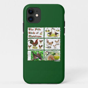 Five Birds of Christmas iPhone 11 Case