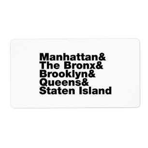 Five Boroughs ~ New York City