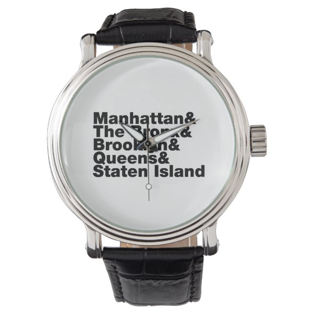 Five Boroughs ~ New York City Watch (Front)