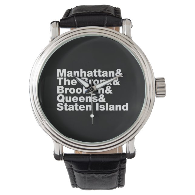 Five Boroughs ~ New York City Watch (Front)